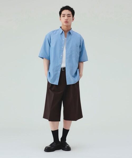 BEAMS HEART(ビームスハート)の「【8/6値下げ】【ユニセックス】リラックスフィット レギュラーカラー シャツ(シャツ/ブラウス・メンズ・ネイビー/サックスブルー・SMALL/MEDIUM/LARGE)」の16枚目の写真