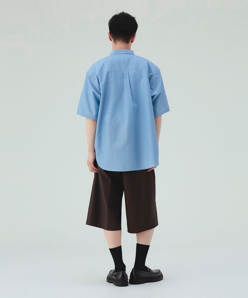 BEAMS HEART(ビームスハート)の「【8/6値下げ】【ユニセックス】リラックスフィット レギュラーカラー シャツ(シャツ/ブラウス・メンズ・ネイビー/サックスブルー・SMALL/MEDIUM/LARGE)」の17枚目の写真