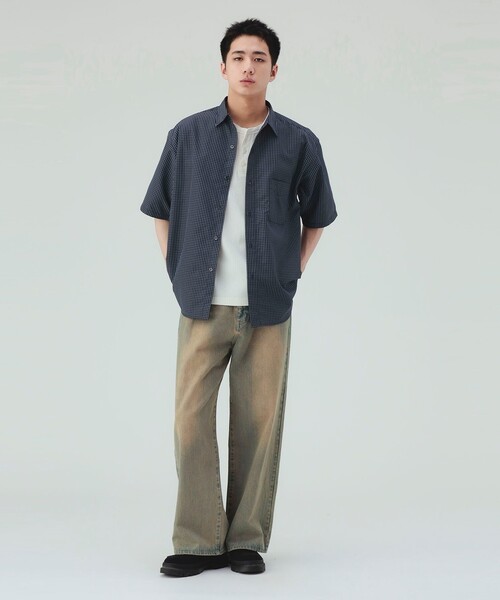 BEAMS HEART(ビームスハート)の「【8/6値下げ】【ユニセックス】リラックスフィット レギュラーカラー シャツ(シャツ/ブラウス・メンズ・ネイビー/サックスブルー・SMALL/MEDIUM/LARGE)」の13枚目の写真