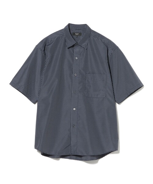BEAMS HEART(ビームスハート)の「【8/6値下げ】【ユニセックス】リラックスフィット レギュラーカラー シャツ(シャツ/ブラウス・メンズ・ネイビー/サックスブルー・SMALL/MEDIUM/LARGE)」の5枚目の写真