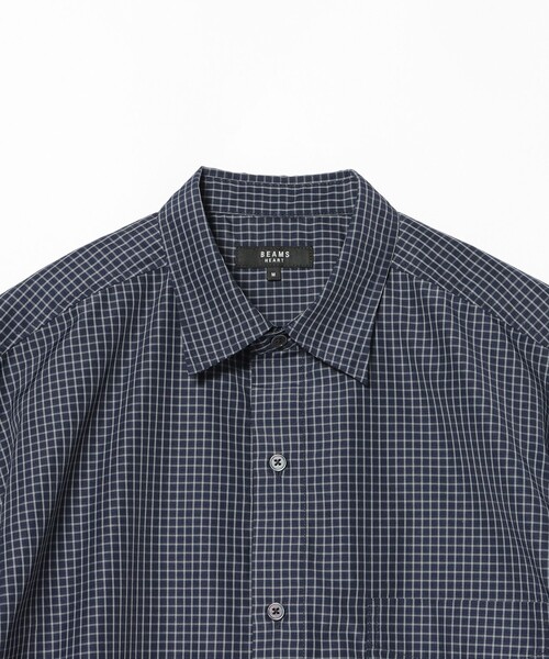 BEAMS HEART(ビームスハート)の「【8/6値下げ】【ユニセックス】リラックスフィット レギュラーカラー シャツ(シャツ/ブラウス・メンズ・ネイビー/サックスブルー・SMALL/MEDIUM/LARGE)」の6枚目の写真