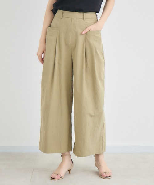 KATHARINE ROSS(キャサリンロス)の「【KATHARINE ROSS】立体ポケタックワイドパンツ(その他パンツ・レディース・ベージュ/ブラウン/ブラック・MEDIUM)」の15枚目の写真