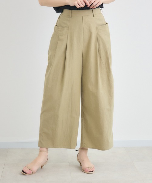 KATHARINE ROSS(キャサリンロス)の「【KATHARINE ROSS】立体ポケタックワイドパンツ(その他パンツ・レディース・ベージュ/ブラウン/ブラック・MEDIUM)」の17枚目の写真