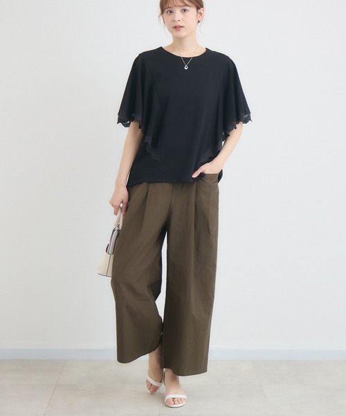 KATHARINE ROSS(キャサリンロス)の「【KATHARINE ROSS】立体ポケタックワイドパンツ(その他パンツ・レディース・ベージュ/ブラウン/ブラック・MEDIUM)」の14枚目の写真
