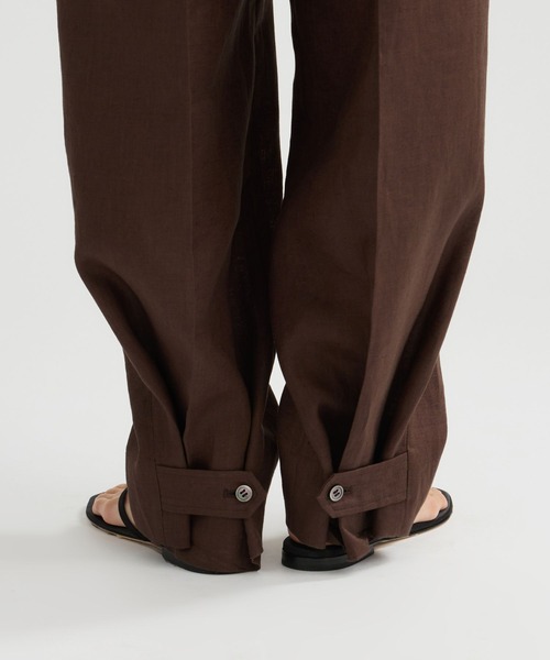 Chaos（カオス）の「Chaos(カオス)/ ミュラリネンパンツ　【セットアップ可】（その他パンツ・レディース・ダークブラウン・38/36）」の17枚目の写真