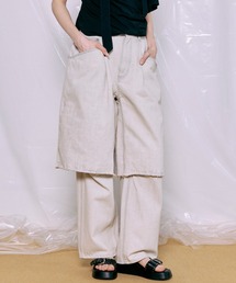 MAISON SPECIAL（メゾンスペシャル）の「【2026SUMMER PRE-ORDER】Layered Denim Pants レイヤードデニムパンツ（デニムパンツ）」