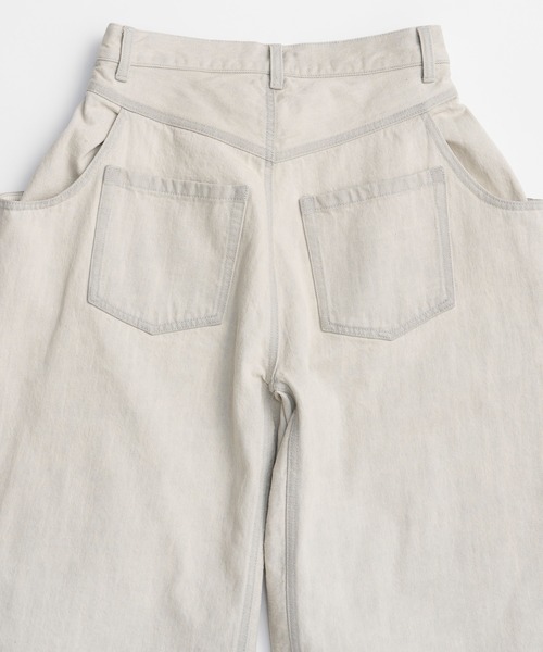 MAISON SPECIAL（メゾンスペシャル）の「【PRE-ORDER】Layered Denim Pants/レイヤードデニムパンツ（デニムパンツ・レディース・ライトグレー/ブルー/ブラック・36/38）」の19枚目の写真