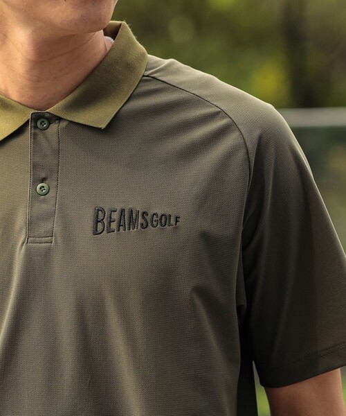 BEAMS GOLF(ビームスゴルフ)の「ORANGE LABEL / AIR TOOL(R) フラッグロゴ ポロシャツ(接触冷感)(ポロシャツ・メンズ・ブラック/オリーブ・LARGE/SMALL/X-LARGE/MEDIUM)」の20枚目の写真