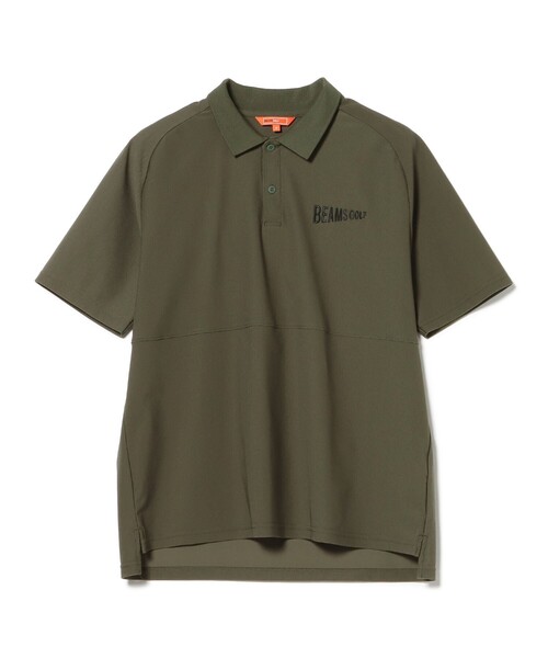 BEAMS GOLF(ビームスゴルフ)の「ORANGE LABEL / AIR TOOL(R) フラッグロゴ ポロシャツ(接触冷感)(ポロシャツ・メンズ・ブラック/オリーブ・LARGE/SMALL/X-LARGE/MEDIUM)」の6枚目の写真