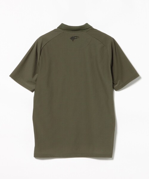 BEAMS GOLF(ビームスゴルフ)の「ORANGE LABEL / AIR TOOL(R) フラッグロゴ ポロシャツ(接触冷感)(ポロシャツ・メンズ・ブラック/オリーブ・LARGE/SMALL/X-LARGE/MEDIUM)」の5枚目の写真