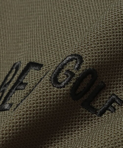 BEAMS GOLF(ビームスゴルフ)の「ORANGE LABEL / AIR TOOL(R) フラッグロゴ ポロシャツ(接触冷感)(ポロシャツ・メンズ・ブラック/オリーブ・LARGE/SMALL/X-LARGE/MEDIUM)」の4枚目の写真