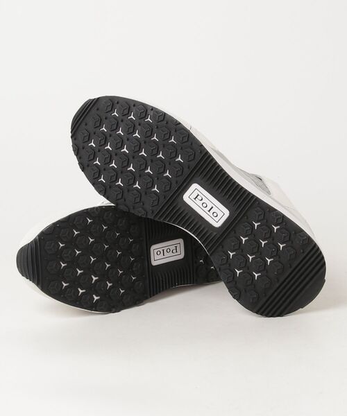 POLO RALPH LAUREN(ポロ ラルフ ローレン)の「ポロ ラルフ ローレン ウィメンズ TRAIN 89 V2 トレイン 89 V2 スニーカー(スニーカー・レディース・ホワイト×グレー・60/70/50/40)」の3枚目の写真