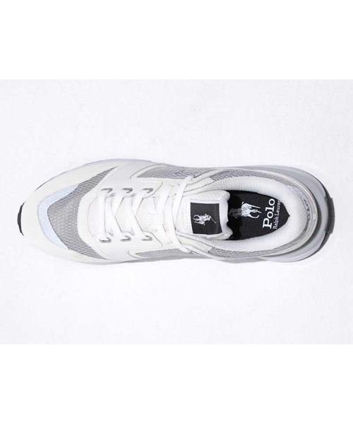 POLO RALPH LAUREN(ポロ ラルフ ローレン)の「ポロ ラルフ ローレン ウィメンズ TRAIN 89 V2 トレイン 89 V2 スニーカー(スニーカー・レディース・ホワイト×グレー・60/70/50/40)」の5枚目の写真