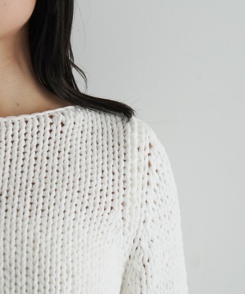 Gimaguas(ギマガス)の「Gimaguas Tiare jumper(ニット/セーター・レディース・ホワイト・SMALL/X-SMALL)」の2枚目の写真
