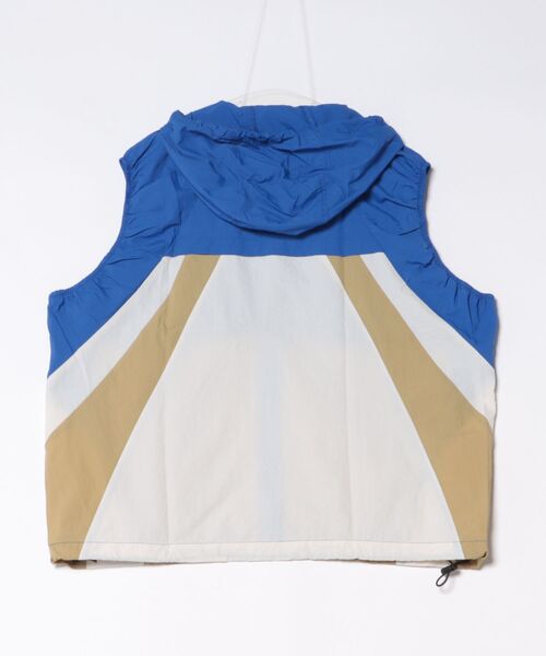 go slow caravan（ゴースローキャラバン）の「GENTIL/ジャンティー　ナイロン 配色切替ベスト（ベスト・レディース・ブルー/ベージュ・FREE）」の15枚目の写真
