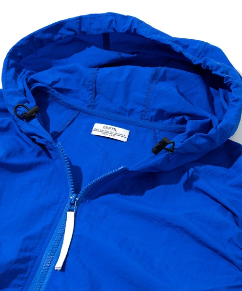 go slow caravan（ゴースローキャラバン）の「GENTIL/ジャンティー　ナイロン 配色切替ベスト（ベスト・レディース・ブルー/ベージュ・FREE）」の4枚目の写真