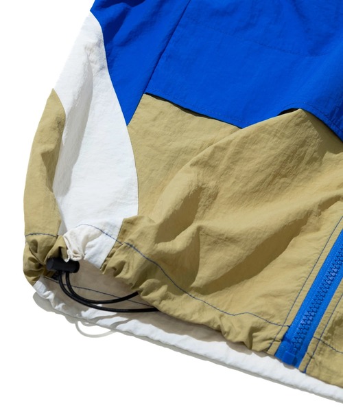 go slow caravan（ゴースローキャラバン）の「GENTIL/ジャンティー　ナイロン 配色切替ベスト（ベスト・レディース・ブルー/ベージュ・FREE）」の7枚目の写真