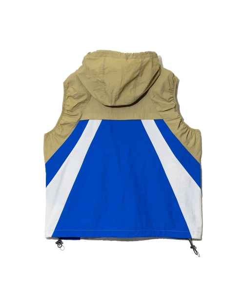 go slow caravan（ゴースローキャラバン）の「GENTIL/ジャンティー　ナイロン 配色切替ベスト（ベスト・レディース・ブルー/ベージュ・FREE）」の12枚目の写真