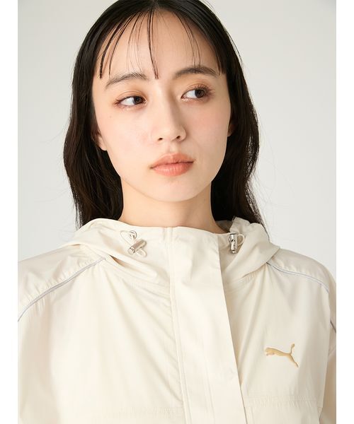 FRAY I.D（フレイアイディー）の「【FRAY I.D×PUMA】ナイロンブルゾン／UVカット・撥水（ブルゾン・レディース・ピンク/ベージュ・F）」の5枚目の写真