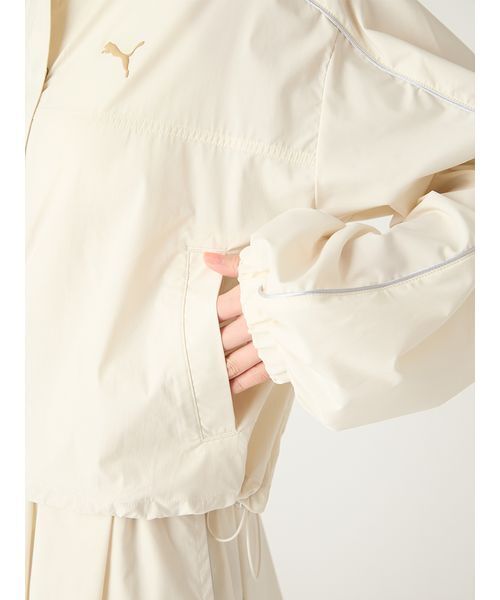 FRAY I.D（フレイアイディー）の「【FRAY I.D×PUMA】ナイロンブルゾン／UVカット・撥水（ブルゾン・レディース・ピンク/ベージュ・F）」の10枚目の写真