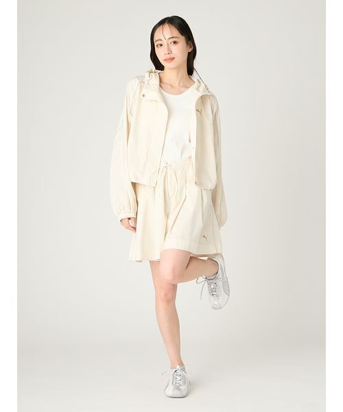 FRAY I.D（フレイアイディー）の「【FRAY I.D×PUMA】ナイロンブルゾン／UVカット・撥水（ブルゾン・レディース・ピンク/ベージュ・F）」の18枚目の写真