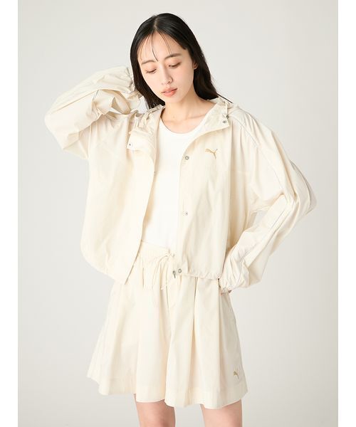 FRAY I.D（フレイアイディー）の「【FRAY I.D×PUMA】ナイロンブルゾン／UVカット・撥水（ブルゾン・レディース・ピンク/ベージュ・F）」の22枚目の写真