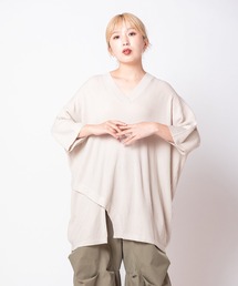 OSMOSIS | Vネックニットプルオーバー(ニット/セーター)