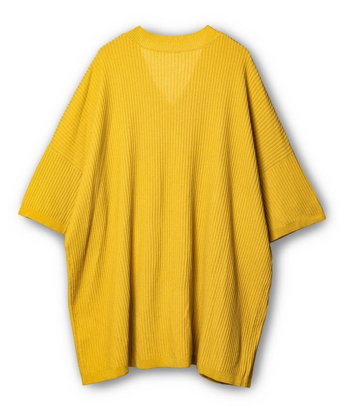 OSMOSIS（オズモーシス）の「Vネックニットプルオーバー（ニット/セーター・レディース・ライトベージュ/ブラック/イエロー・ONE SIZE）」の14枚目の写真