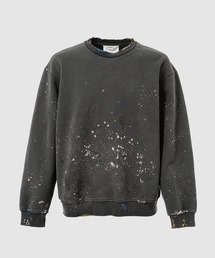 Distressed sweatshirt