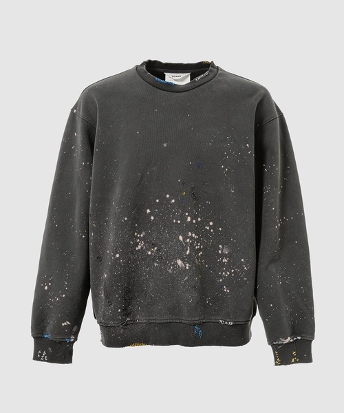 DIGAWEL(ディガウェル)の「Distressed sweatshirt(スウェット・メンズ・クリーム/グレー系その他・2/3)」の2枚目の写真