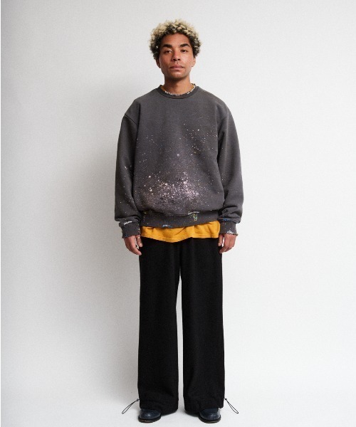 DIGAWEL(ディガウェル)の「Distressed sweatshirt(スウェット・メンズ・クリーム/グレー系その他・2/3)」の3枚目の写真