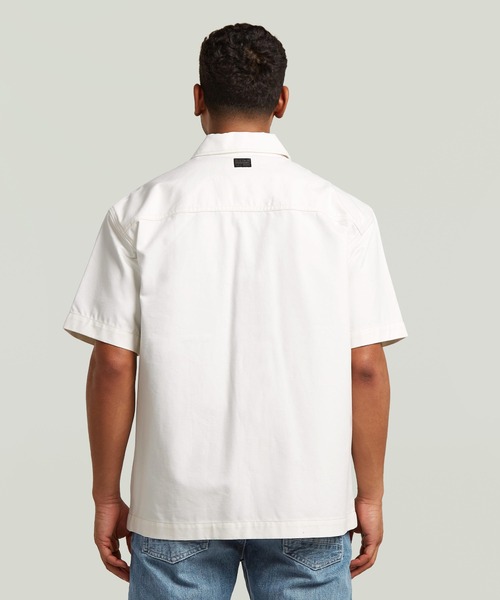G-STAR(ジースター)の「Bowling 2-Pocket Regular Shirt/2ポケットレギュラーデニムボウリングシャツ(シャツ/ブラウス・メンズ・ベージュ系その他・SMALL/MEDIUM/LARGE/X-SMALL/X-LARGE)」の2枚目の写真