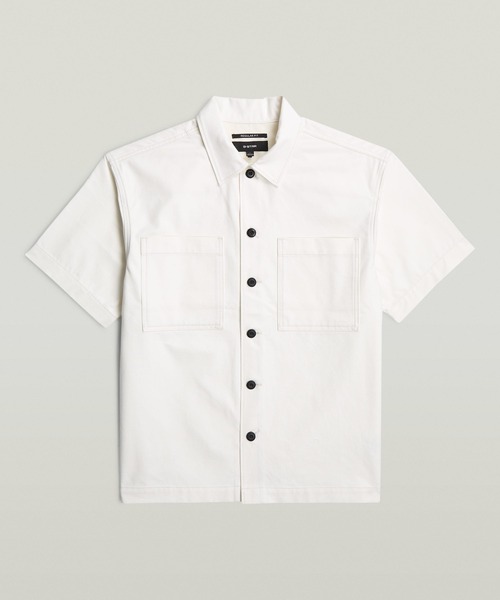 G-STAR(ジースター)の「Bowling 2-Pocket Regular Shirt/2ポケットレギュラーデニムボウリングシャツ(シャツ/ブラウス・メンズ・ベージュ系その他・SMALL/MEDIUM/LARGE/X-SMALL/X-LARGE)」の6枚目の写真