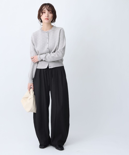 NOAHL（ノアル）の「【NOAHL】タックワイドイージーパンツ（その他パンツ・レディース・ホワイト系/ブラック・M/L）」の22枚目の写真