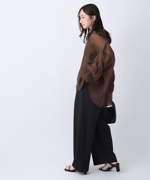 NOAHL（ノアル）の「【NOAHL】タックワイドイージーパンツ（その他パンツ・レディース・ホワイト系/ブラック・M/L）」の17枚目の写真