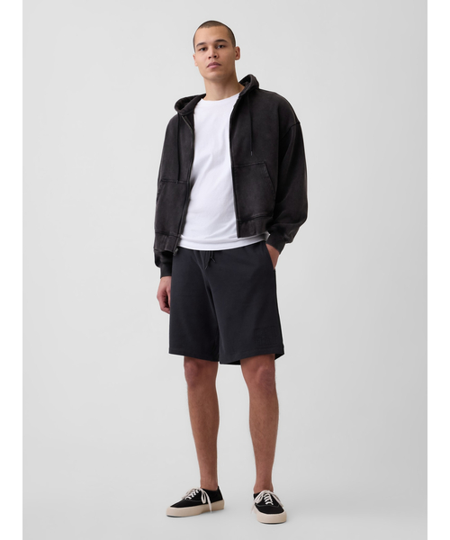 GAP(ギャップ)の「ヴィンテージソフト フレンチテリー リラックスフィット GAPロゴ スウェットショートパンツ(その他パンツ・メンズ・ブラック/インディゴブルー/グレー/レッド・XL/L/M/S/XS)」の6枚目の写真