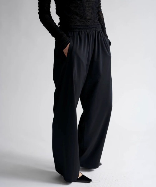 INSCRIRE インスクリア トラックパンツ ブラック 新品未使用 日本製 INSCRIRE/アンスクリア】Track Pants/トラックパンツ（スウェット