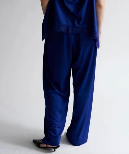 INSCRIRE(アンスクリア)の「【INSCRIRE/アンスクリア】Track Pants/トラックパンツ(スウェットパンツ・レディース・ブラック/ブルー・MEDIUM/SMALL)」の6枚目の写真