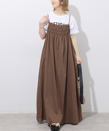 JOURNAL STANDARD relume | リネンミックスギャザーキャミワンピース(ワンピース)