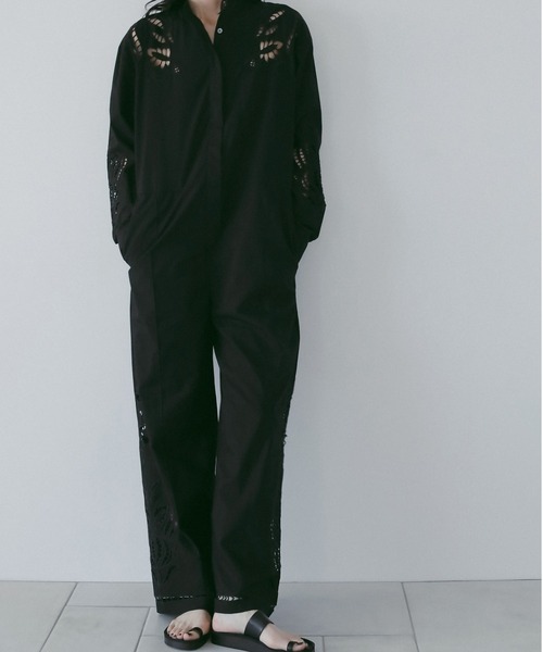 Cutwork Lace Combinaison（つなぎ/オールインワン）｜anuke