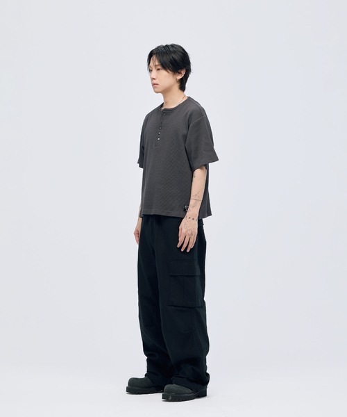MSG(エムエスジー)の「ワイドイージーカーゴパンツ(カーゴパンツ・メンズ・ブラック/グリーン系カモフラージュ/ブラウン系カモフラージュ/カモフラージュ・M/L/XL)」の9枚目の写真