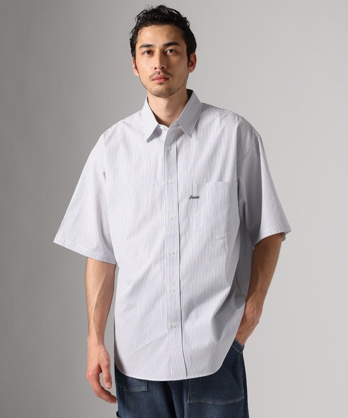 BAYFLOW(ベイフロー)の「ストライプシャツ(シャツ/ブラウス・メンズ・ブルー/ベージュ/ピンク・MEDIUM/LARGE)」の13枚目の写真