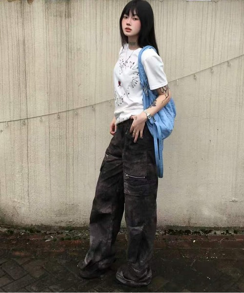 AsheKsha(アシクシャ)の「ゆったり半袖Tシャツ(Tシャツ/カットソー・レディース・ホワイト・M)」の11枚目の写真