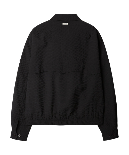 YALE(イェール)の「シアサッカー チェック ブルゾン_ブラック(ブルゾン・レディース・その他・SMALL/MEDIUM/LARGE/X-LARGE)」の4枚目の写真