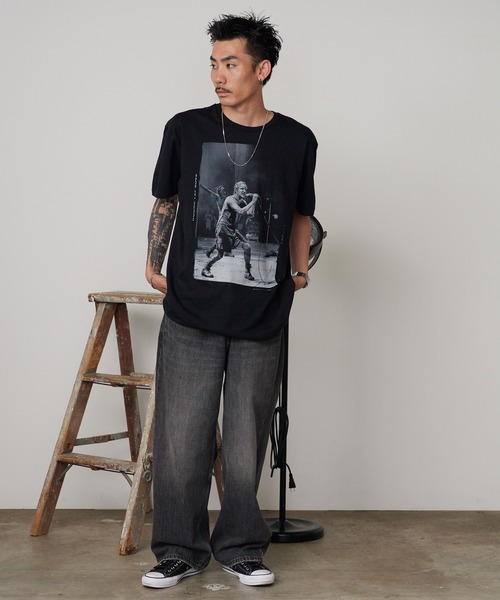 ROOPTOKYO(ループトウキョウ)の「NINE INCH NAILS/ナイン・インチ・ネイルズ SELF DESTRUCT 94 NineInchNalls Classic LOGO TEE フォトTシャツ グラフィックT 秋 秋服 2026年秋冬(Tシャツ/カットソー・メンズ・ブラック系その他/ブラック系その他2・S/M/L/XL)」の16枚目の写真