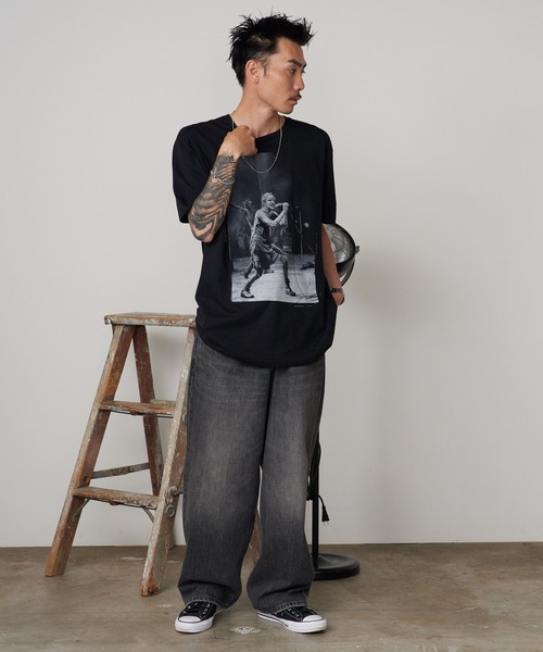 ROOPTOKYO(ループトウキョウ)の「NINE INCH NAILS/ナイン・インチ・ネイルズ SELF DESTRUCT 94 NineInchNalls Classic LOGO TEE フォトTシャツ グラフィックT 秋 秋服 2026年秋冬(Tシャツ/カットソー・メンズ・ブラック系その他/ブラック系その他2・S/M/L/XL)」の17枚目の写真