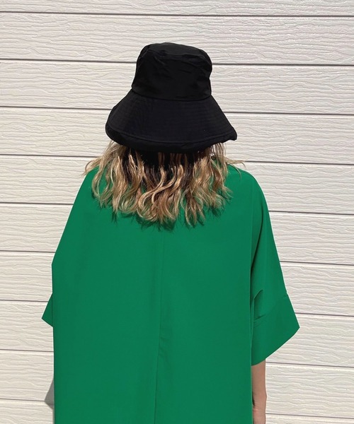 Q(キュー)の「UVワイドブリムHAT(ハット・レディース・ブラック/アイボリー・MEDIUM)」の14枚目の写真