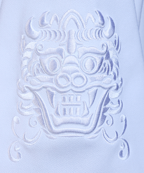 KIRTIMUKHA(キールティムカ)の「袖刺繍バンドVネック半袖Tシャツホワイト(Tシャツ/カットソー・メンズ・その他・FREE)」の4枚目の写真