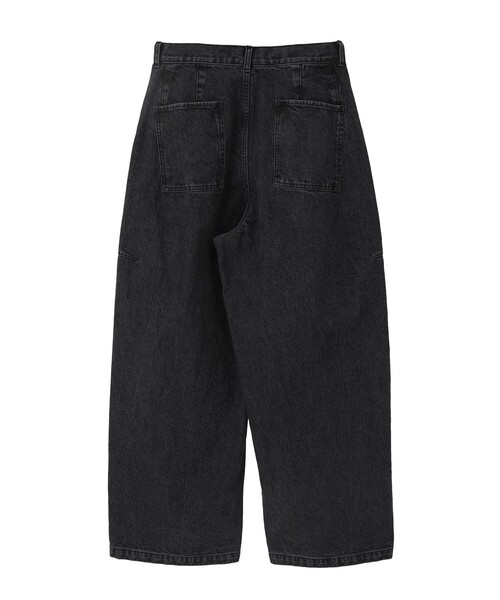 1er Arrondissement(プルミエアロンディスモン)の「ブラックデニムカーブパンツ(デニムパンツ・レディース・ブラック系その他3・38/36)」の12枚目の写真