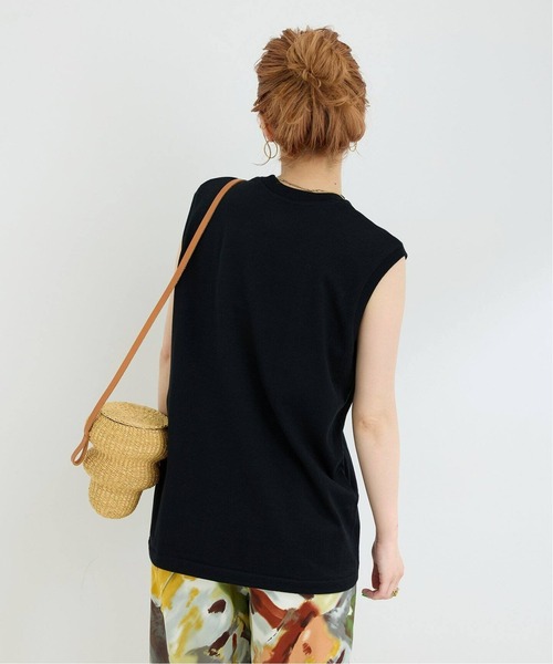 HANES(ヘインズ)の「Hanes / ヘインズ 1P T-SHIRTS KURO スリーブレス Tシャツ(Tシャツ/カットソー・メンズ・ブラック・LARGE/MEDIUM/SMALL)」の6枚目の写真